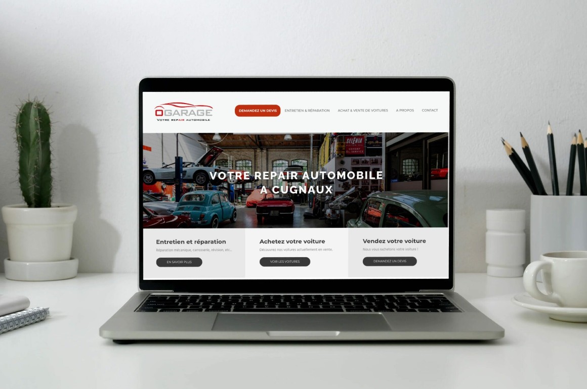 Création site Ô Garage