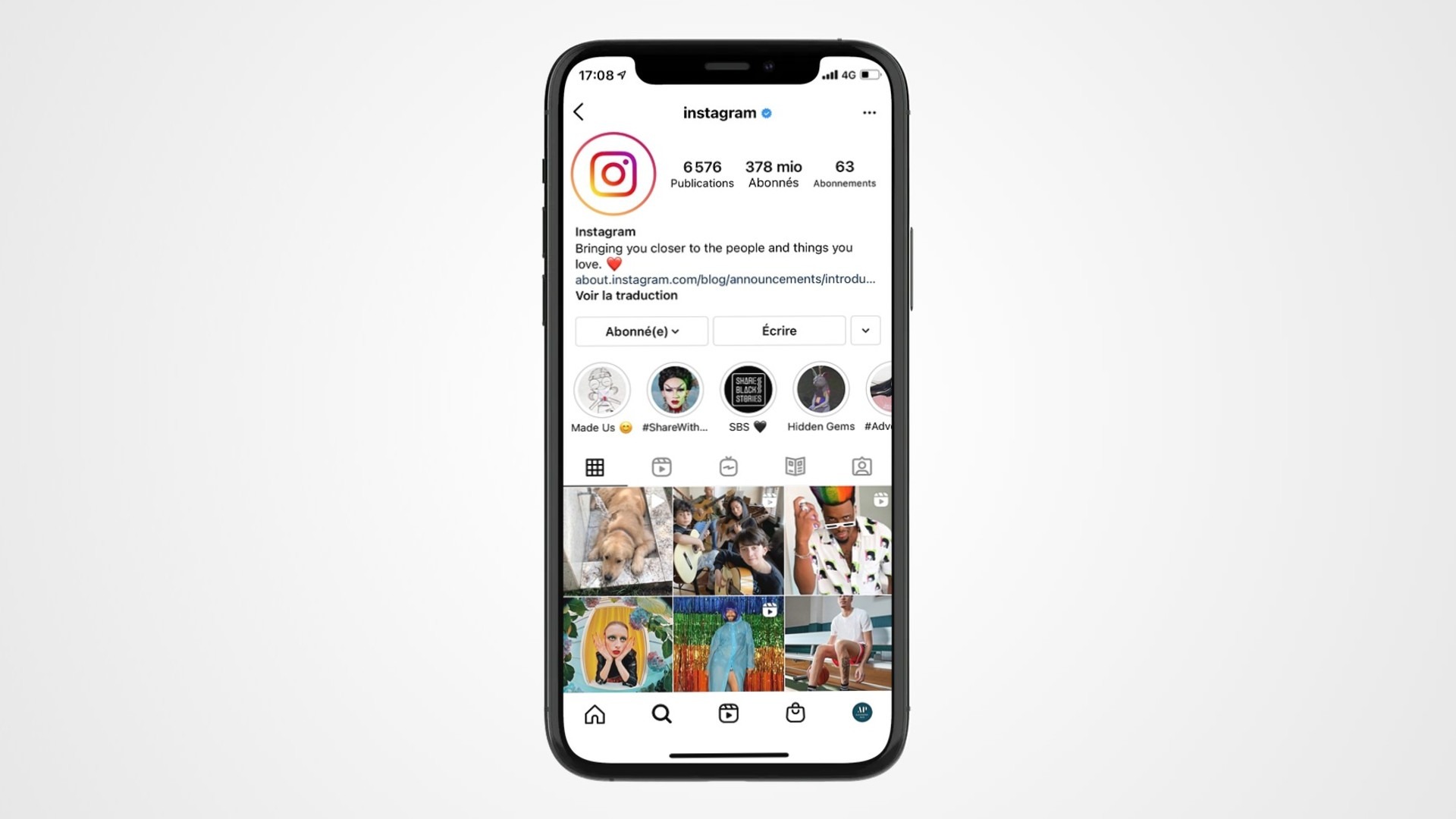 Guide format de publication Instagram