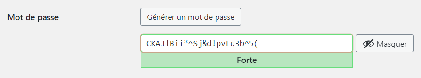 Sécuriser votre mot de passe WordPress