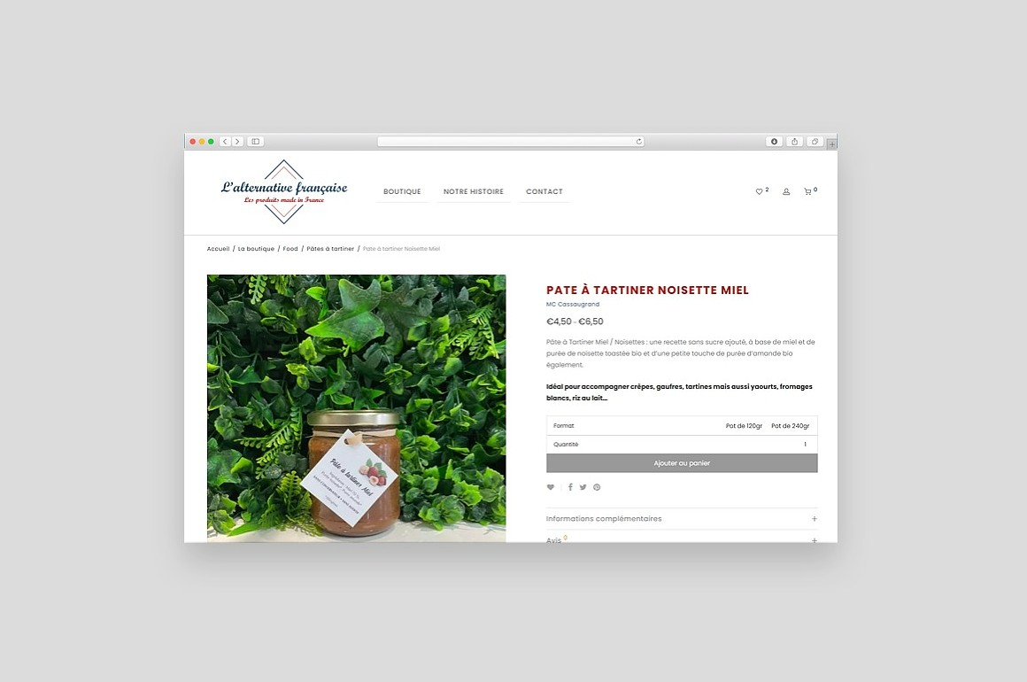 Création site e-commerce WordPress